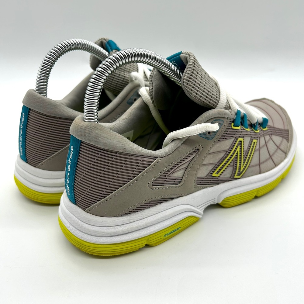 New Balance 813 Women's Training Shoes Size 8B Gray Yellow Blue Sneakers  WX813S - Picture 5 of 9